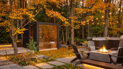 outdoor neptune sauna clear cedar lifestyle
