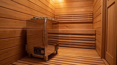 sauna ylo pro heater installed